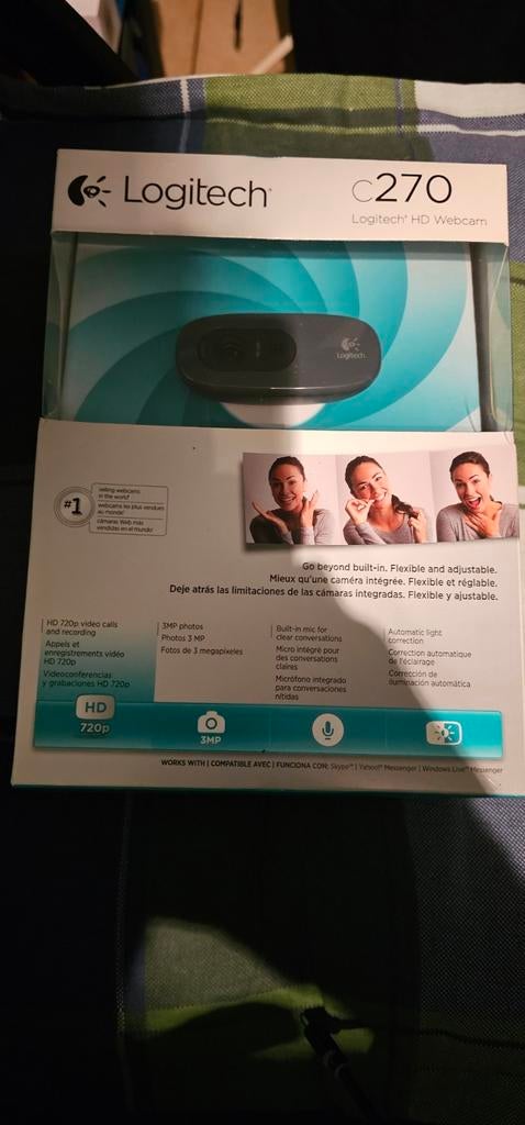 Webcam+micro, Comme neuf, Micro