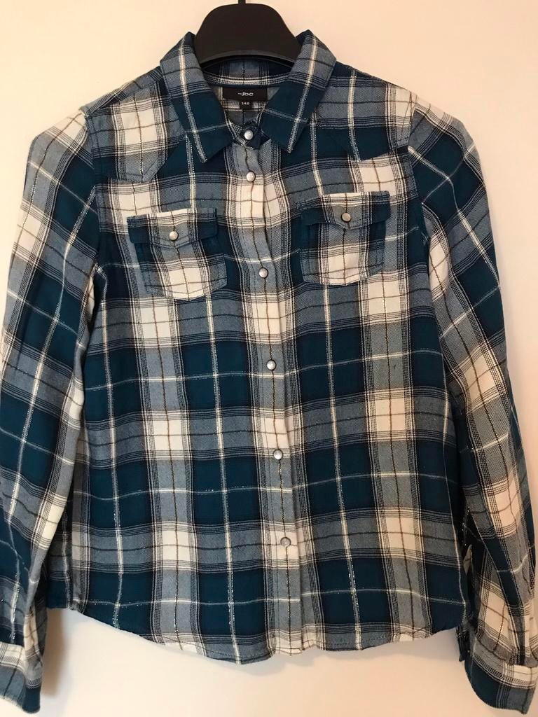 Hemd blouse jbc maat 140, Meisje, Overhemd of Blouse, JBC, Ophalen of Verzenden