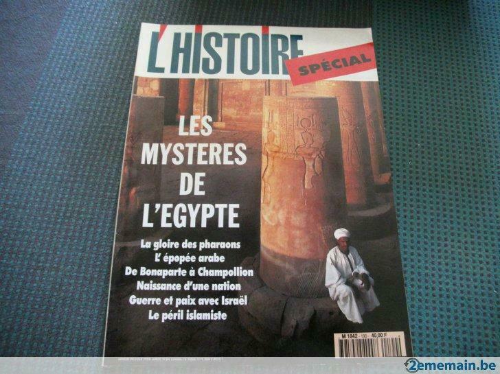 revue l'histoire. "les mysteres de l'egypte"., Enlèvement ou Envoi, Utilisé