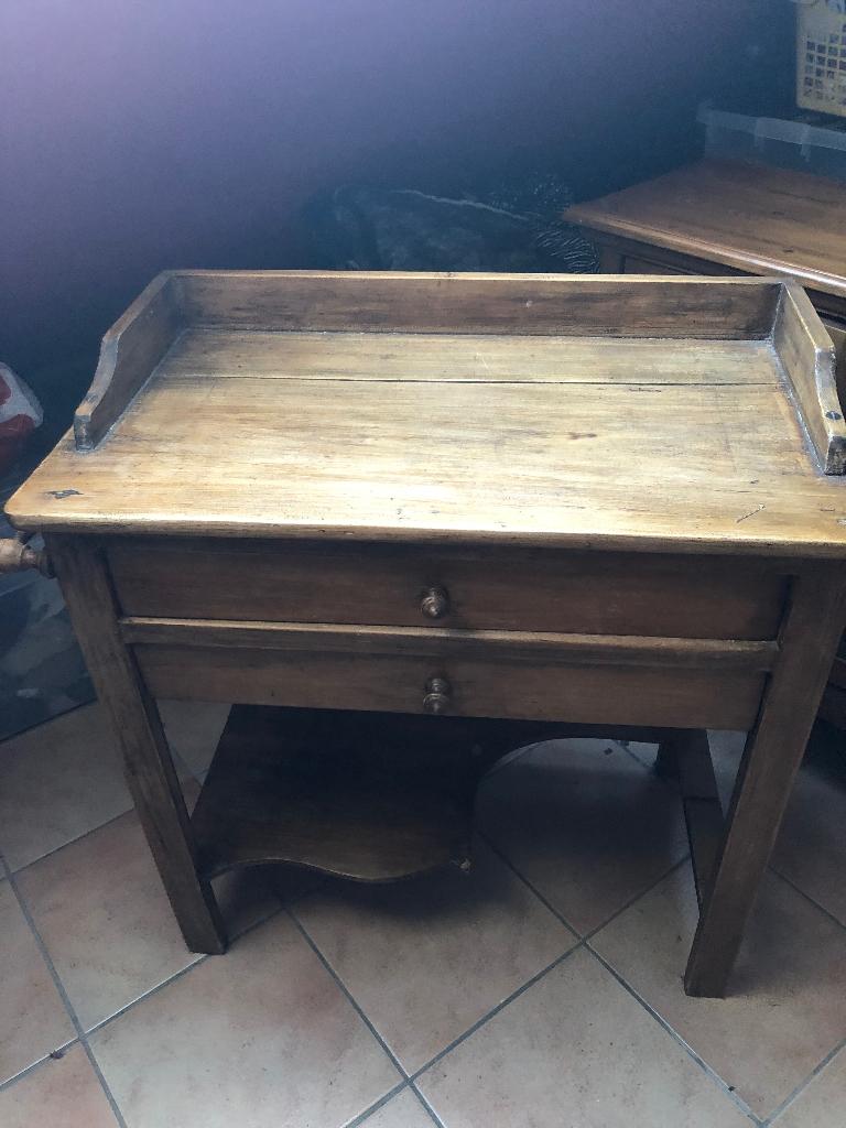 Coiffeuse, Enlèvement, Utilisé, Bois