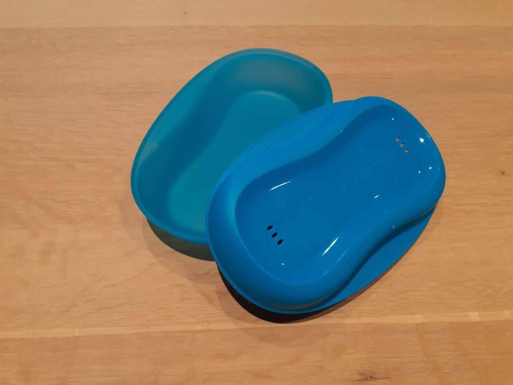 TUPPERWARE omelet party, Huis en Inrichting, Keuken | Tupperware, Ophalen, Zo goed als nieuw, Blauw, Overige typen