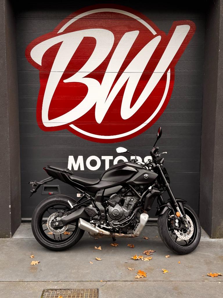 Yamaha MT-07 Y-AMT Tech Black @ BW Motors Mechelen, Motoren, 2 cilinders, Bedrijf, Meer dan 35 kW, Minimaal motorrijbewijs A2