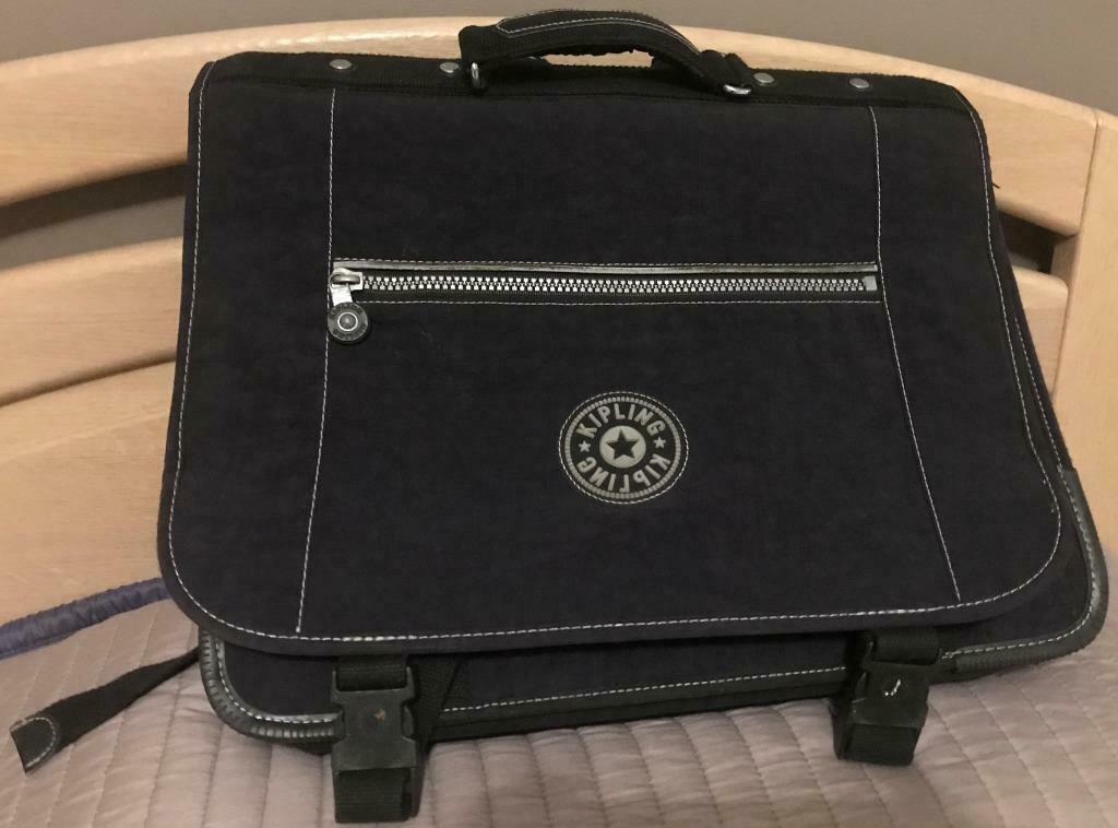 Cartable Kipling bleu marine, 40 à 50 cm, 50 cm ou plus, Utilisé, Bleu