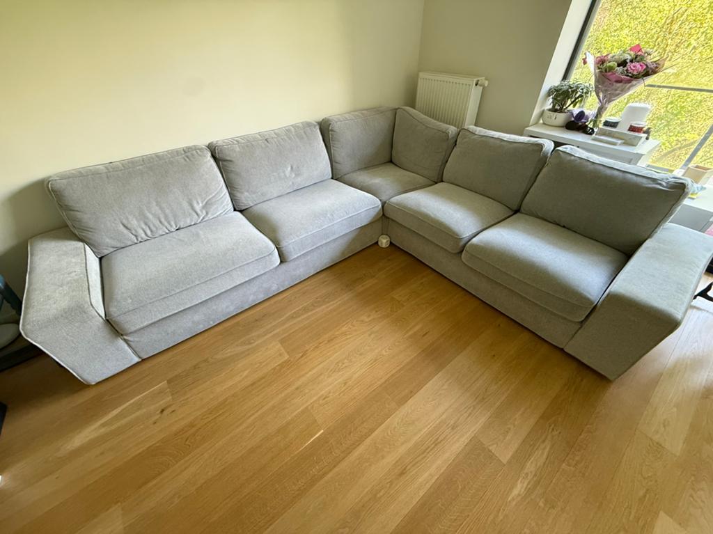 IKEA KIVIK Corner Sofa – Light Grey – Excellent Condition, Ophalen, Zo goed als nieuw