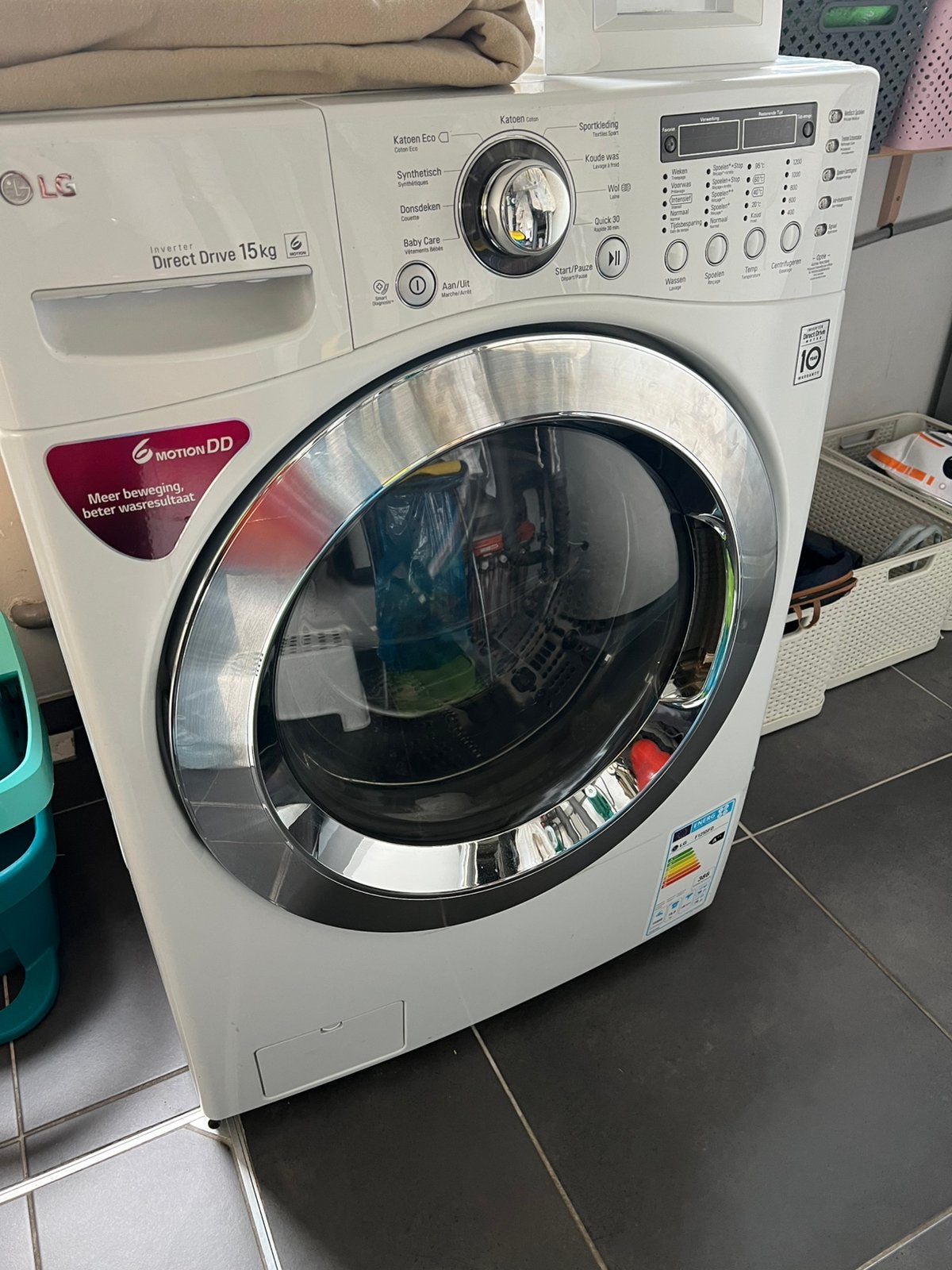 Machine à laver 15 kg, Ophalen, Gebruikt