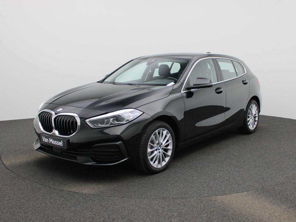 BMW 1-serie 116dA (85 kW) PDC V+A | Cruise Control | Bluetoo, Auto's, BMW, Gebruikt, Zwart, Elektrische ramen, 116 pk