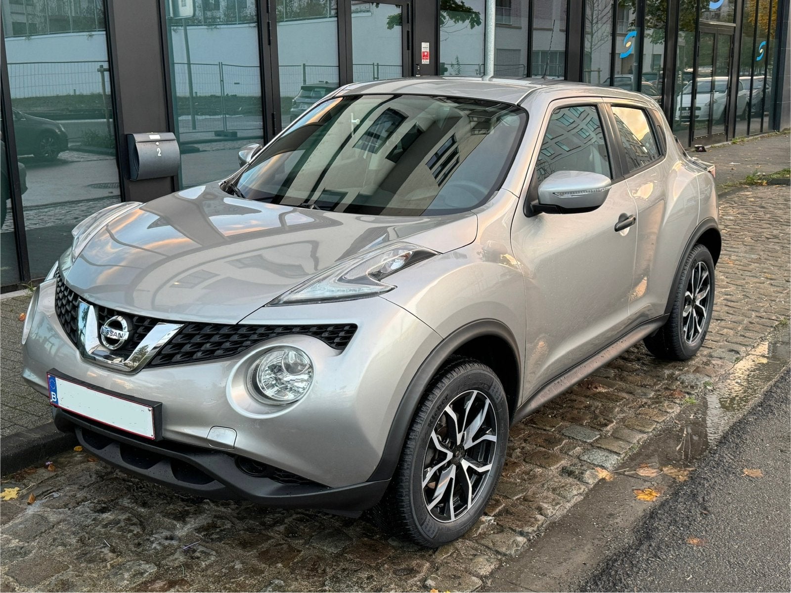 Nissan Juke 1.6 essence 94 ch Visia – 2016 – 106 000 km, Argent ou Gris, Achat, Euro 6, 1209 kg