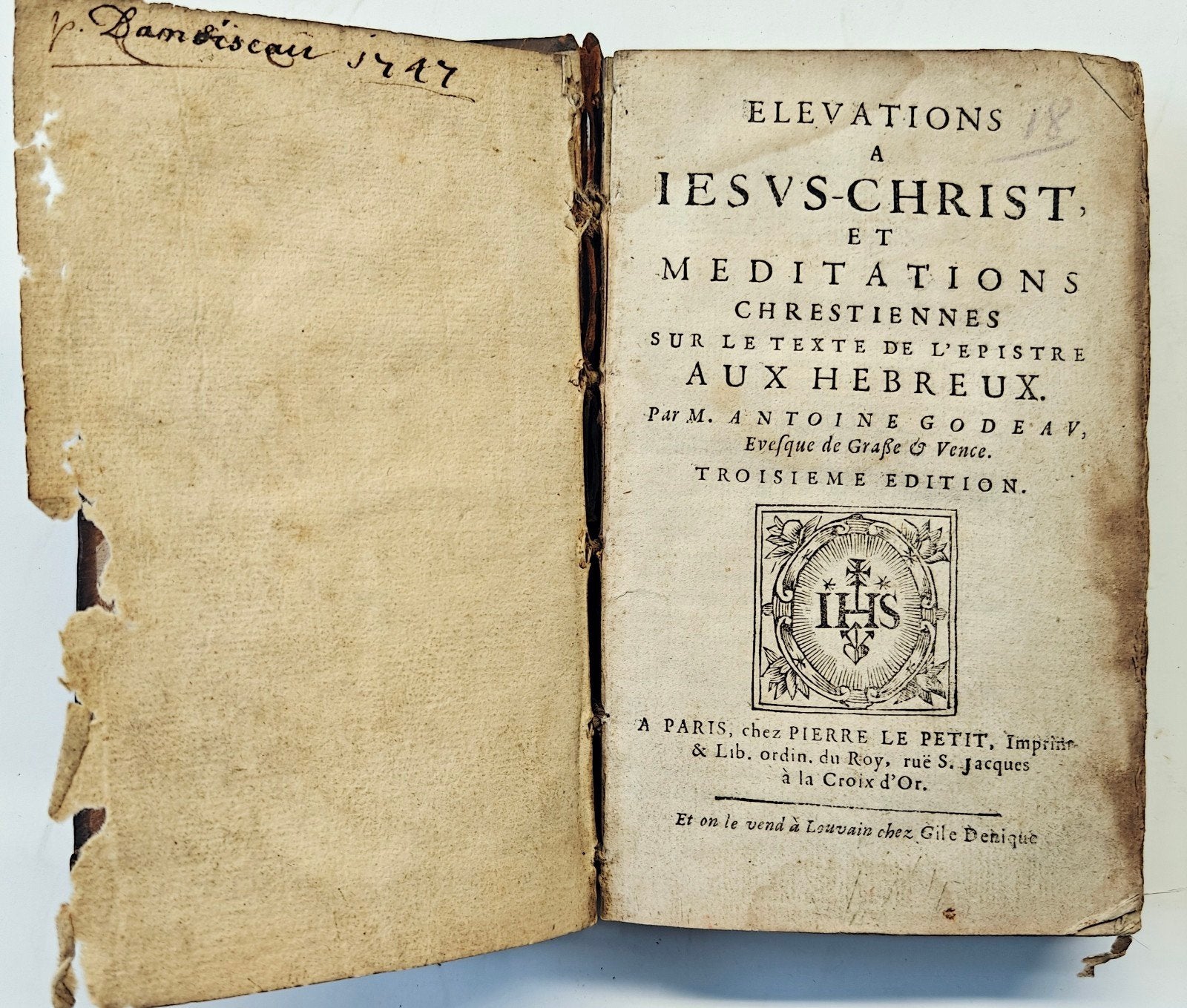 Élévations à Jésus-Christ... sans un an., Antiquités & Art, Enlèvement ou Envoi