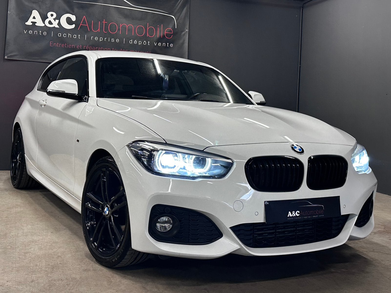 Bmw 116i Pack M, Auto's, BMW, 4 zetels, Alcantara, Wit, Bedrijf