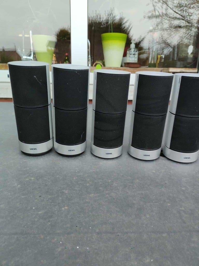 Loewe by BOSE Aluminium Concertos - Enceintes X 5, Moins de 60 watts, Enlèvement ou Envoi, Utilisé, Bose