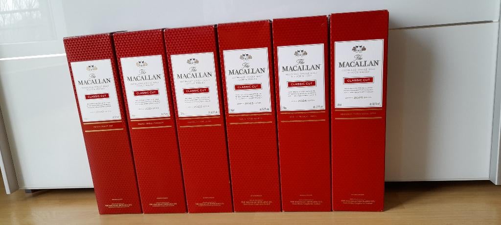 Macallan whisky Classic Cut ( 6 )., Collections, Neuf, Autres régions, Pleine, Enlèvement