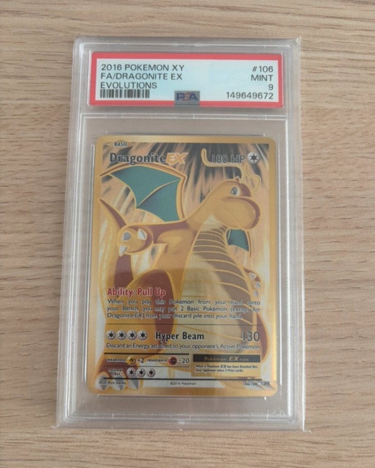 Dragonite EX 106 PSA9, Ophalen, Nieuw, Losse kaart