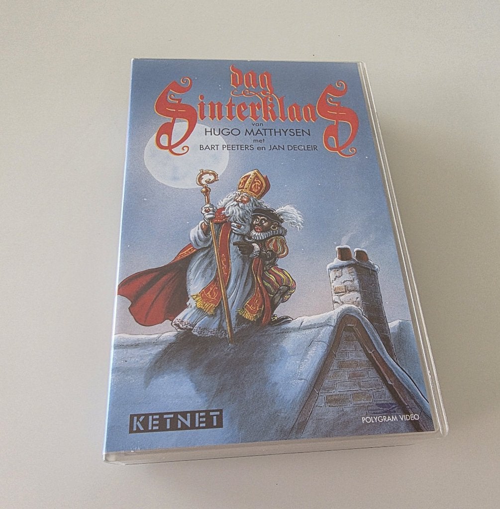 VHS Chicken Run (Vlaamse versie ) en Dag Sinterklaas, Cd's en Dvd's, Ophalen of Verzenden, VHS
