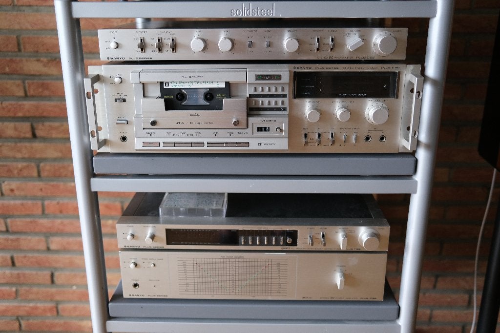 Sanyo Plus C55, P55, T55 en D80, Audio, Tv en Foto, Stereoketens, Gebruikt, Cassettedeck, Tuner of Radio, Overige merken, Losse componenten