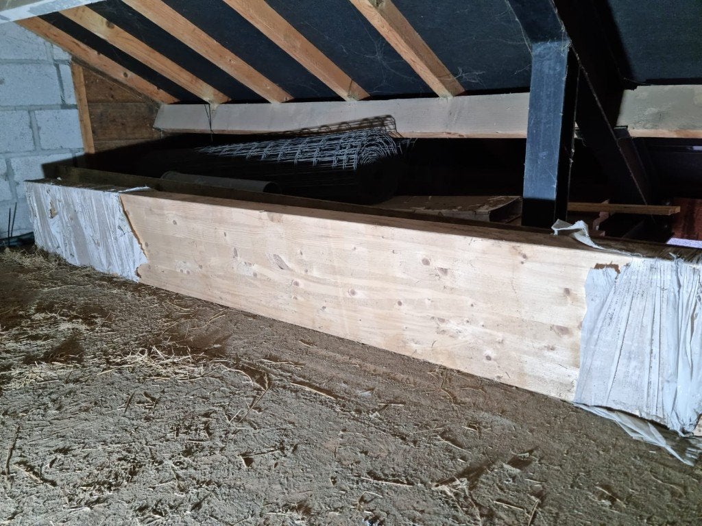 Nieuwe grenen balk 335x32x10, Bricolage & Construction, Bois & Planches, Neuf, 50 mm ou plus, Enlèvement, Poutre