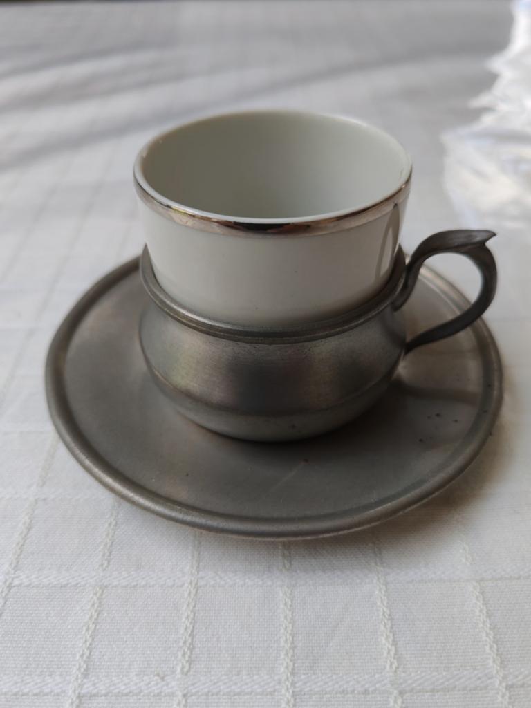 Service 1 tinnen koffie, Antiek en Kunst, Antiek | Tin, Ophalen