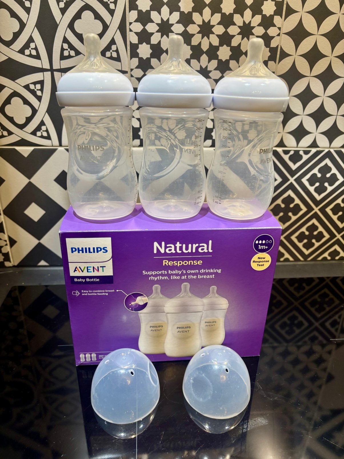Set van 3 Avent-babyflessen, Ophalen of Verzenden, Gebruikt