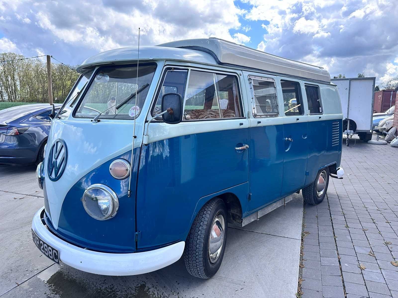 Volkswagen - T1 Camper - Voiture classique, Autos, Oldtimers & Ancêtres, Entreprise, Volkswagen, Essence, Autre carrosserie, Boîte manuelle