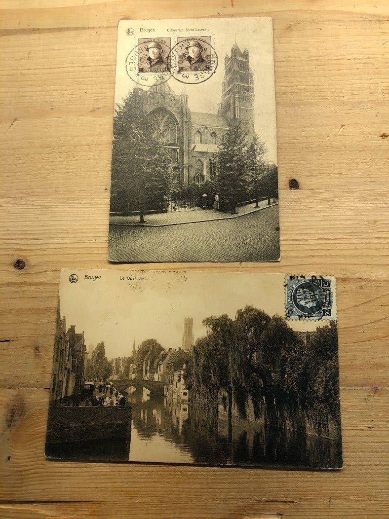 Oude postkaarten Brugge, Verzamelen, Postkaarten | België, Ophalen of Verzenden, Voor 1920