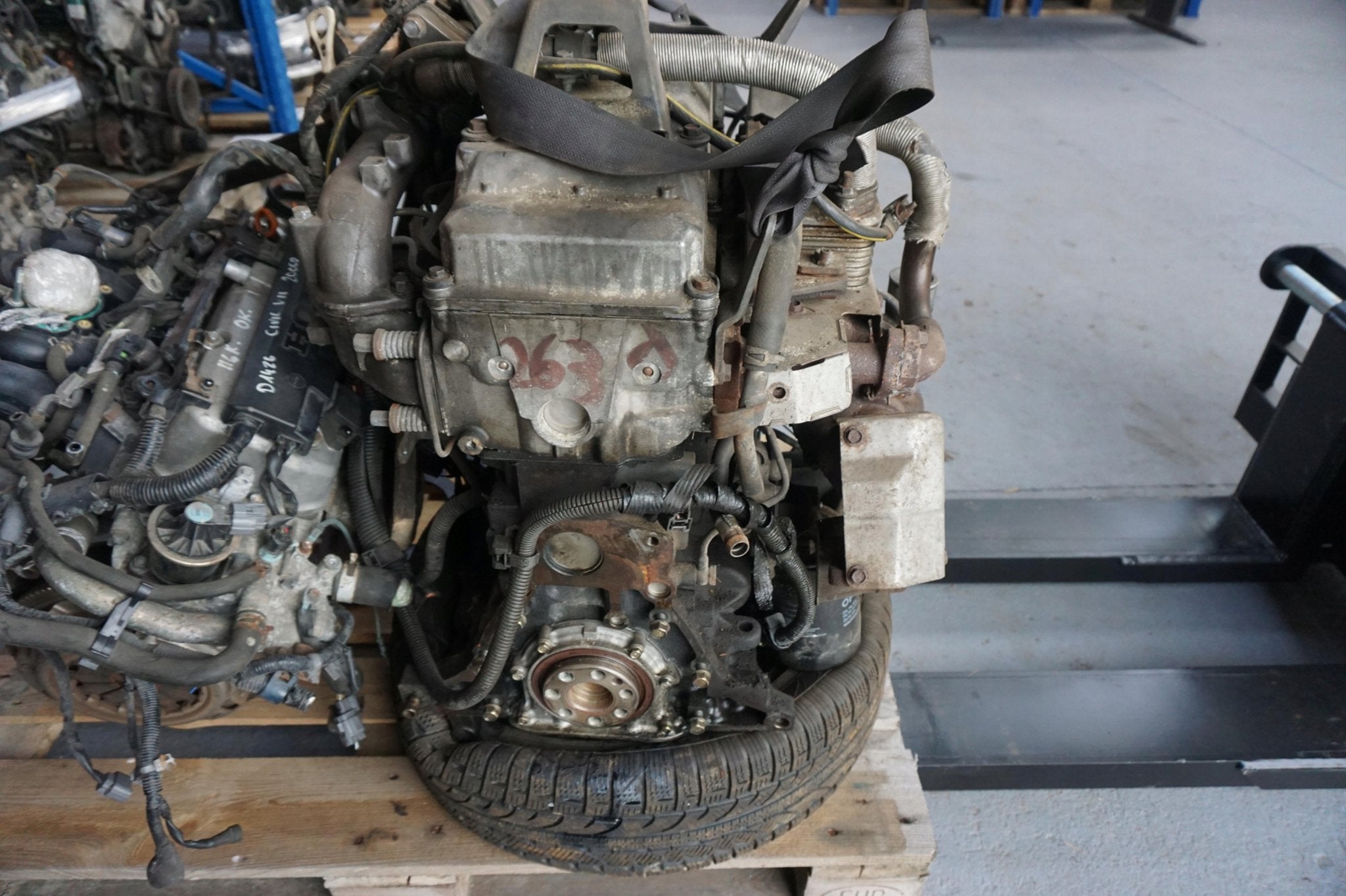 Moteur 4M41 Complet MITSUBISHI PAJERO, Autos : Pièces & Accessoires, Envoi, Utilisé, Skoda