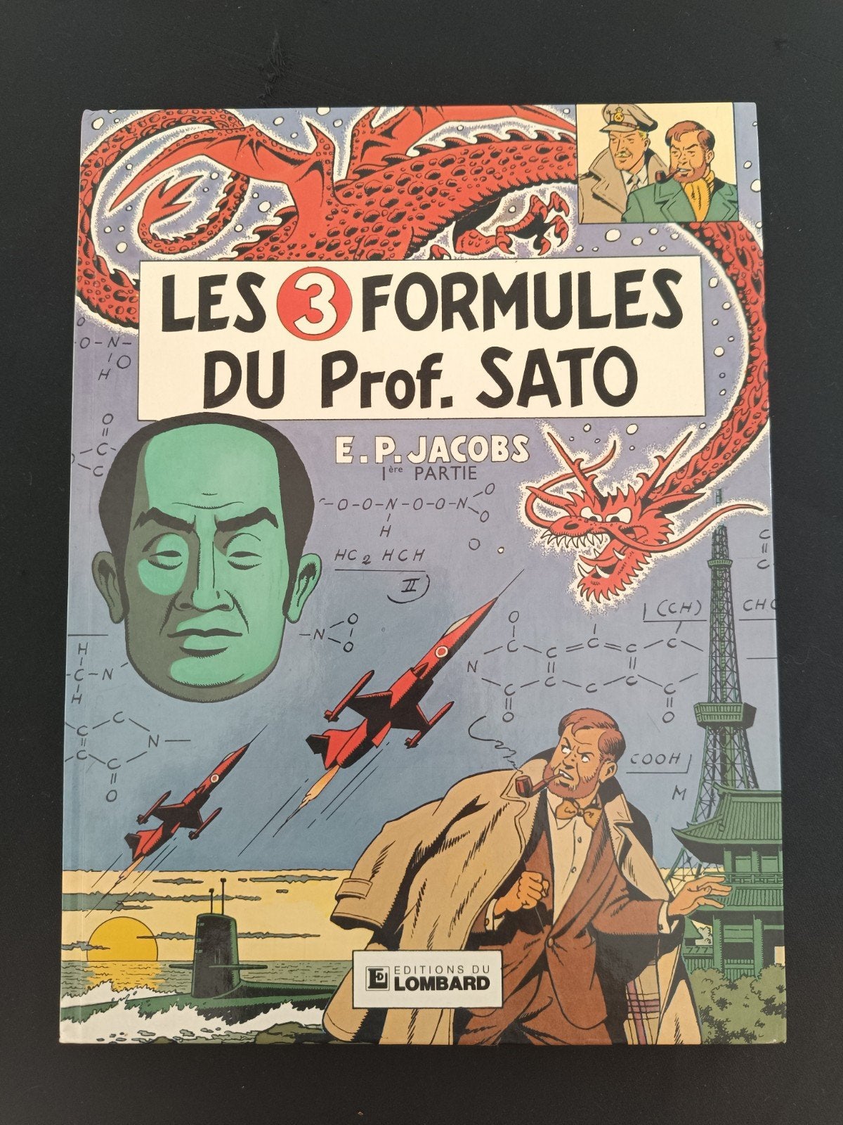 Les 3 formules du prof Sato, Boeken, Gelezen, E.P. JACOBS, Eén stripboek, Ophalen of Verzenden