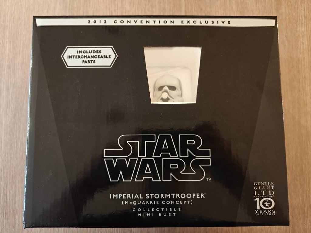 Star Wars Imperial Stormtrooper – Collectible Mini Bust, Verzamelen, Ophalen, Zo goed als nieuw, Beeldje of Buste