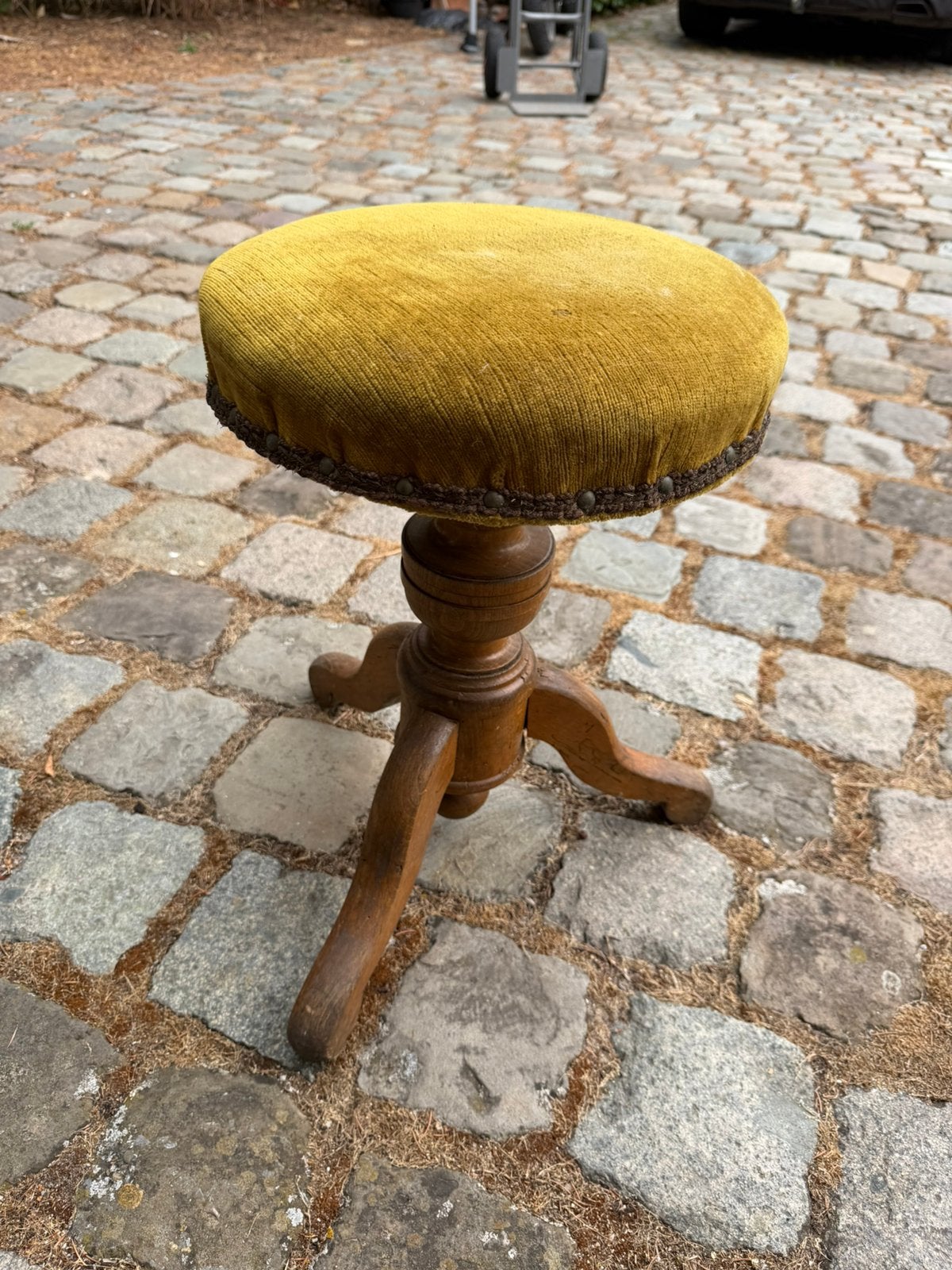 Piano stoel vintage, Huis en Inrichting, Ophalen, Gebruikt