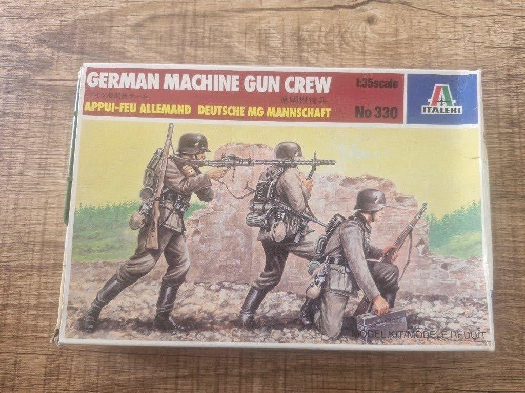 Italeri 1/35 German Machine Gun Crew, Hobby & Loisirs créatifs, Modélisme | Figurines & Dioramas, Neuf, Personnage ou Figurines