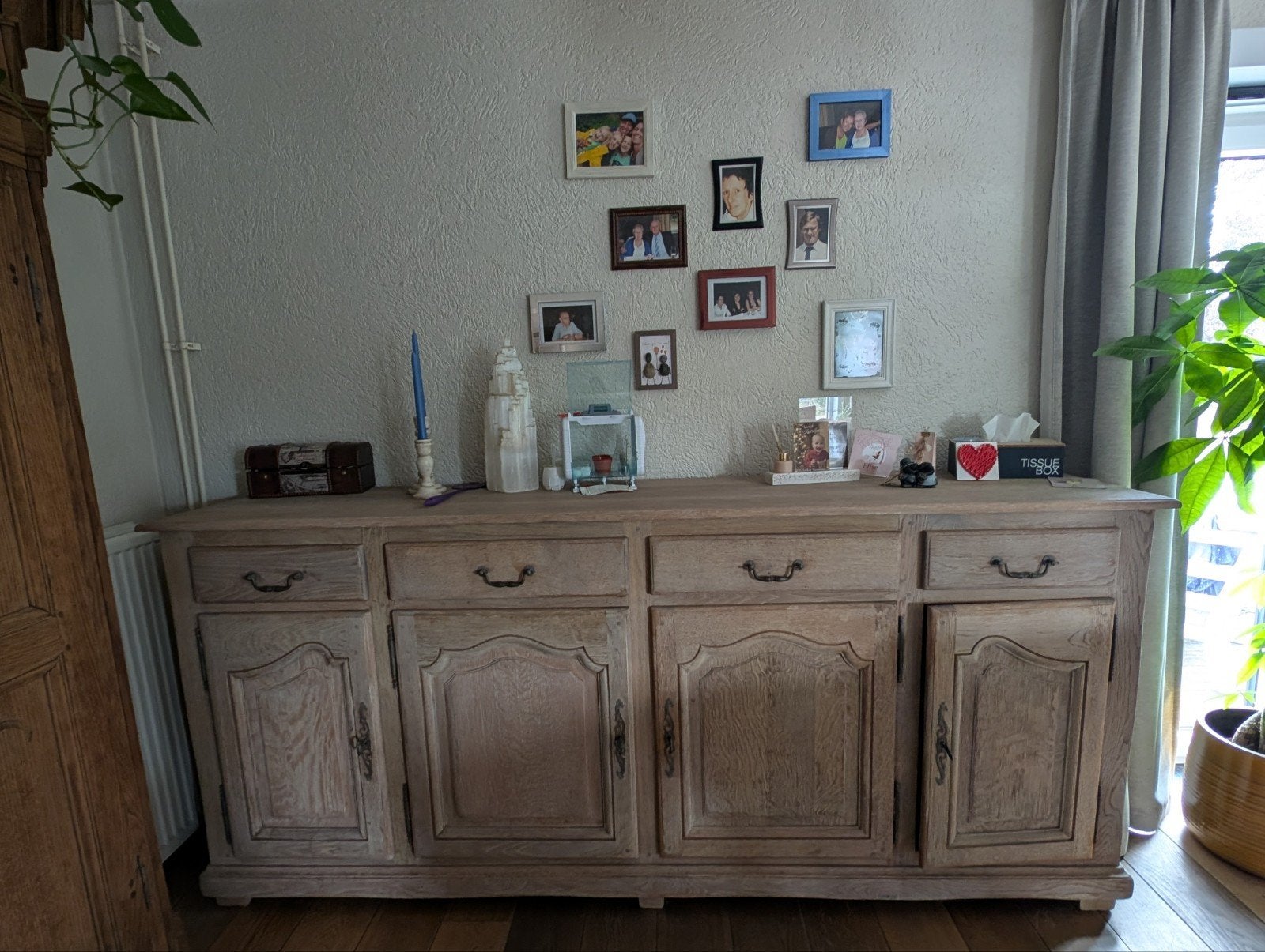 dressoir, Huis en Inrichting, Ophalen, Gebruikt, Eikenhout, Met lade(s)