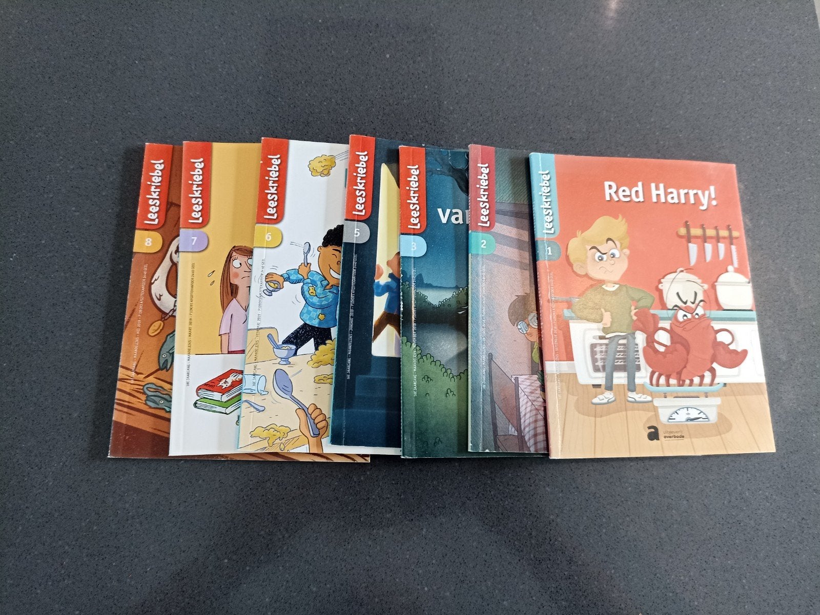 Kinderleesboeken Leeskriebel 7 stuks, Boeken, Humor, Ophalen, Zo goed als nieuw, Averbode