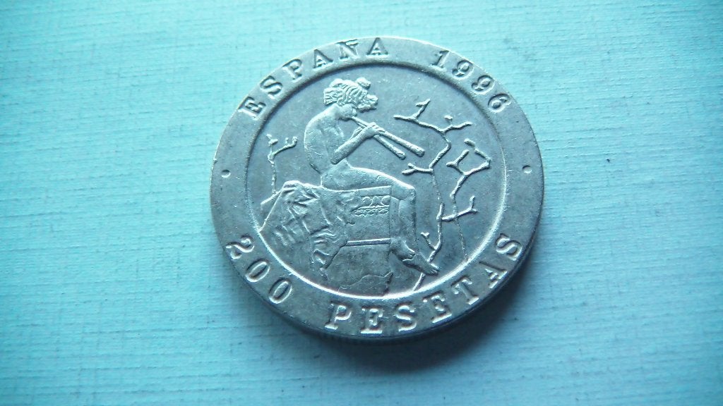 espagne 200 pesetas 1996, Enlèvement