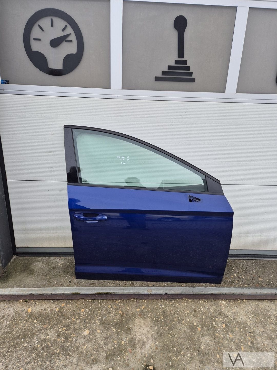 Seat Leon 5f 2013 - 2021 deur portier rechts voor blauw €300, Gebruikt, -, Deur, -