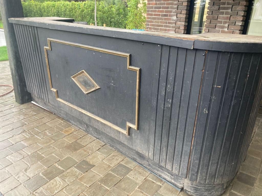 Houten toog, Ophalen, Gebruikt