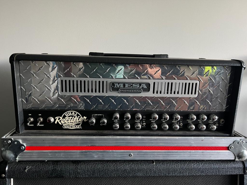 Mesa Boogie Dual Rectifier Solo Head, Musique & Instruments, Amplis | Basse & Guitare, Enlèvement, Utilisé, Guitare