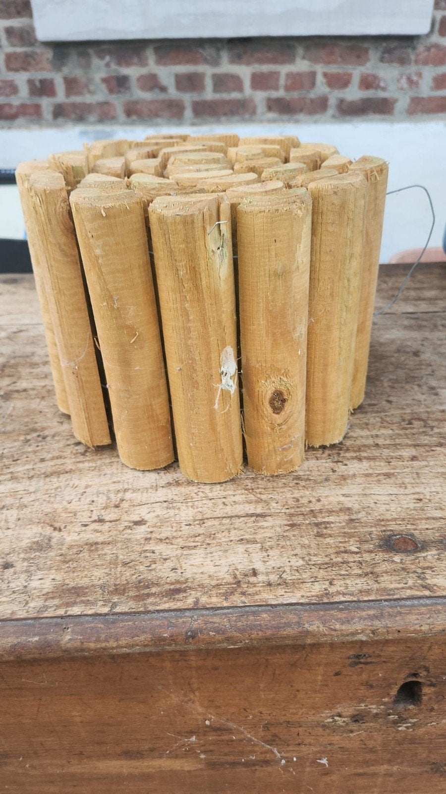 houten afsluiting, Ophalen