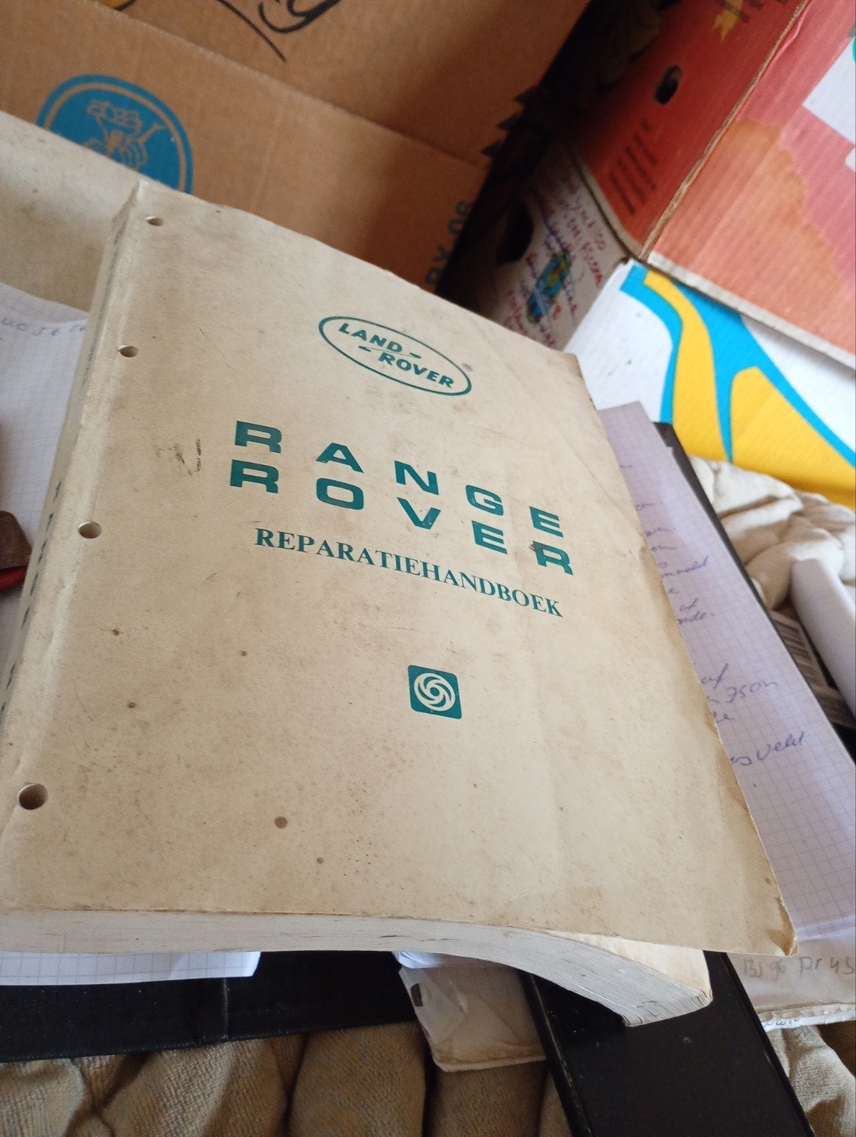 Carnet de pièces et de réparations Range Rover, Autos : Divers, Modes d'emploi & Notices d'utilisation, Enlèvement ou Envoi