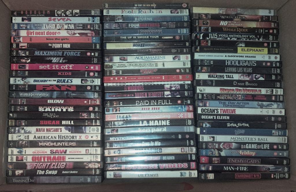 DVD collectie (+140 titels/verschillende genres), Cd's en Dvd's, Dvd's | Overige Dvd's, Gebruikt, Alle leeftijden, Ophalen