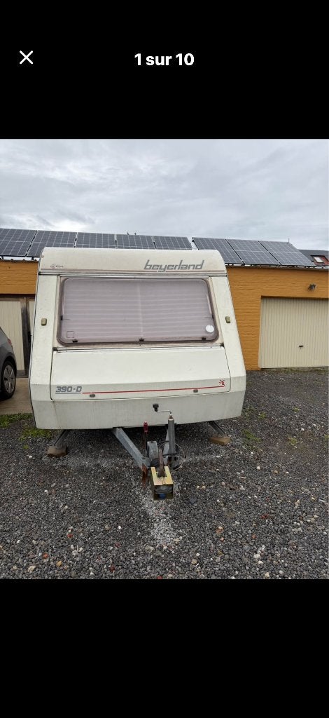 Caravane Beyerland, Caravanes & Camping, 2 lits séparés, 6 à 7 mètres, Roue de secours, 750 - 1000 kg