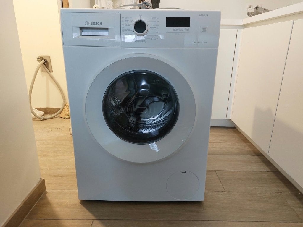 Wasmachine, Ophalen, Gebruikt, Energieklasse A of zuiniger, 85 tot 90 cm