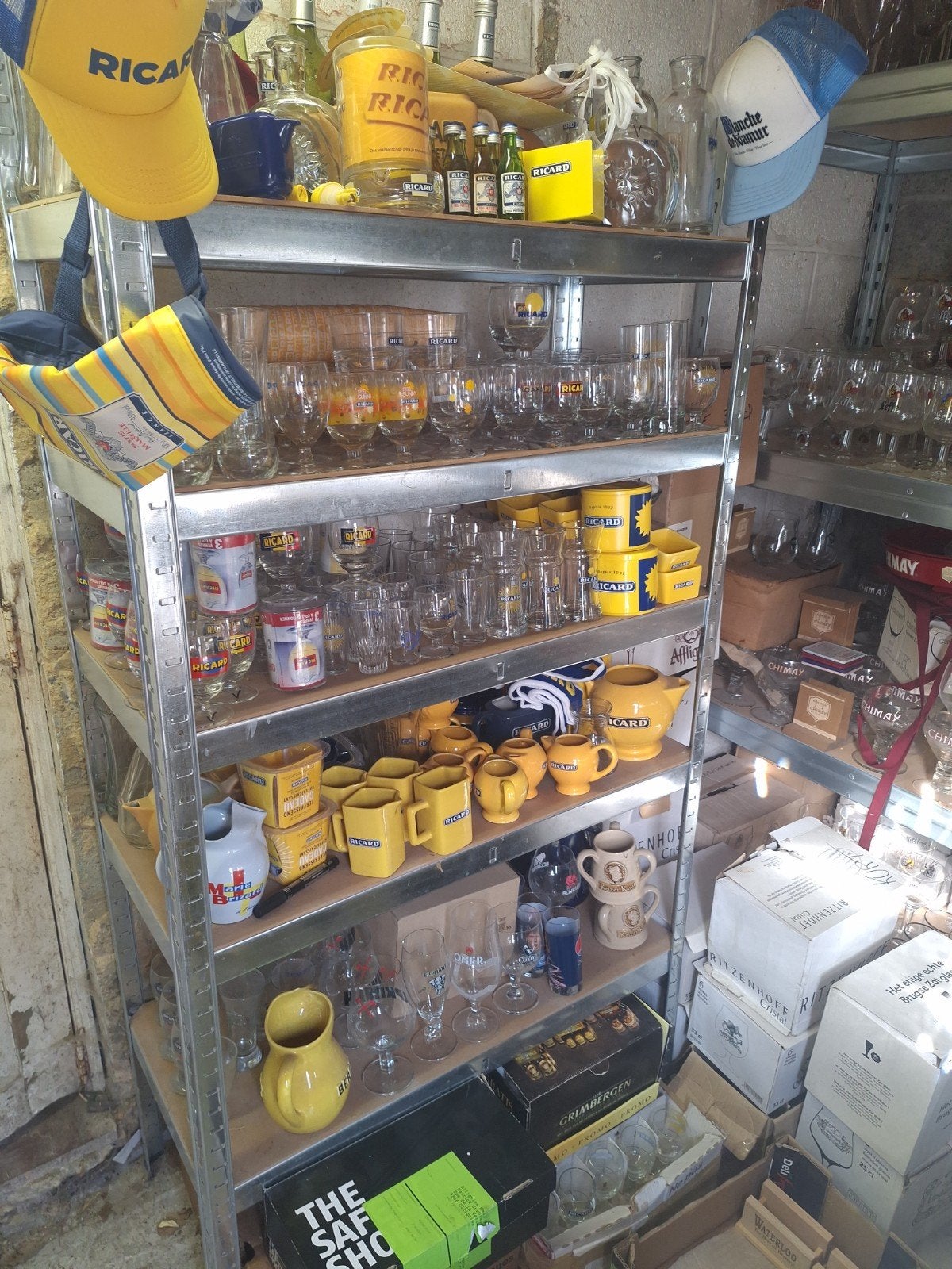Bierglas, Ricard, Galopins, Ophalen of Verzenden