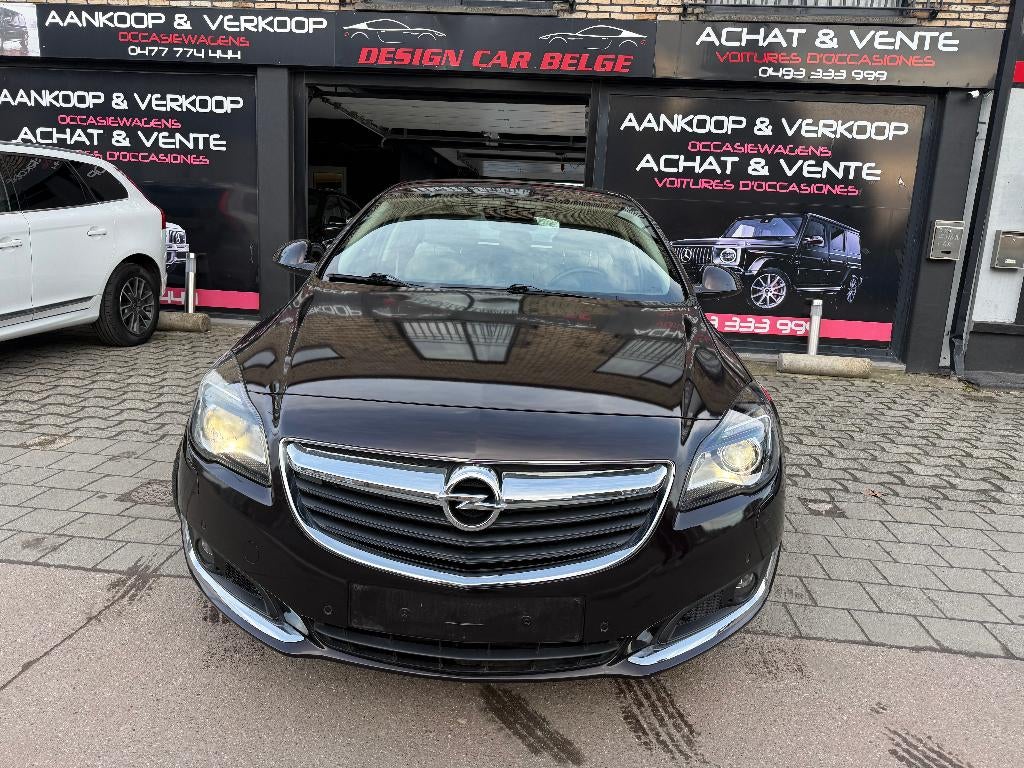 Opel Insigna Cosmo 1.6Turbo 170Pk Benzine Volledige opties, Bruin, Parkeersensor, Leder, Bedrijf