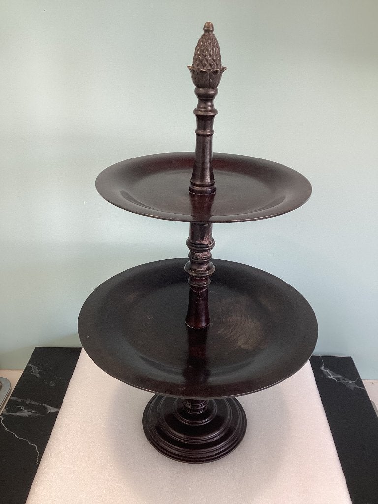 Tour à gâteaux en métal bronze. 057/Ca., Enlèvement, Métal, Pichet
