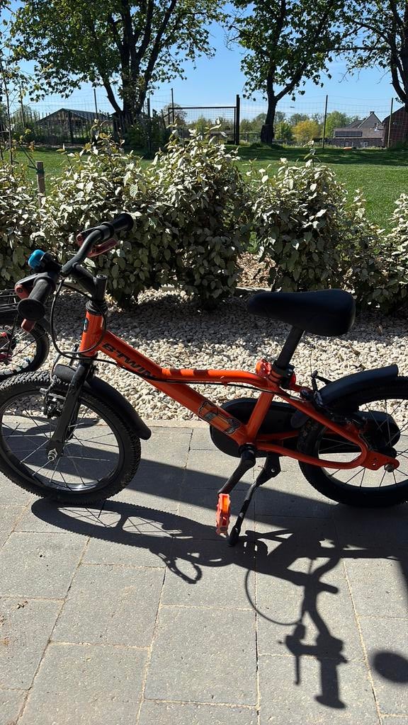 Kinderfiets, Fietsen en Brommers, Ophalen, Gebruikt, Velgrem, 16 tot 20 inch