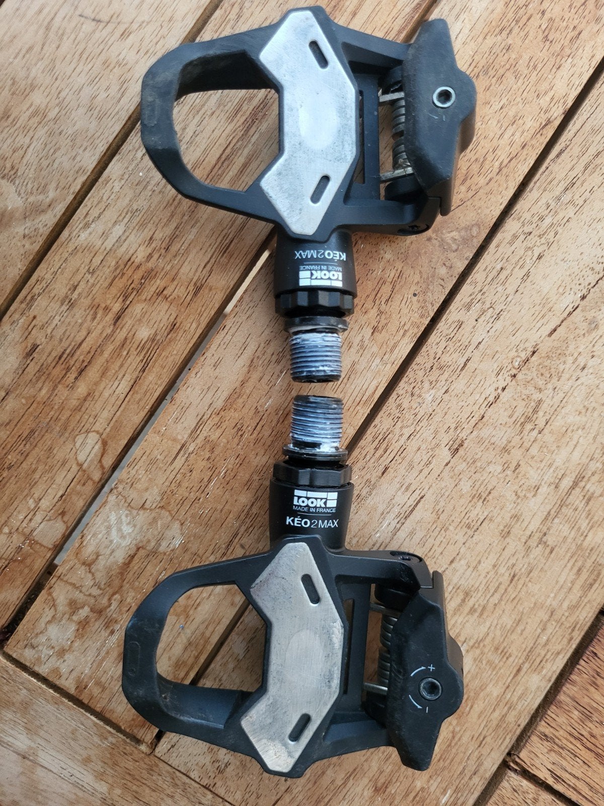 Look Keo2max pedalen, Ophalen