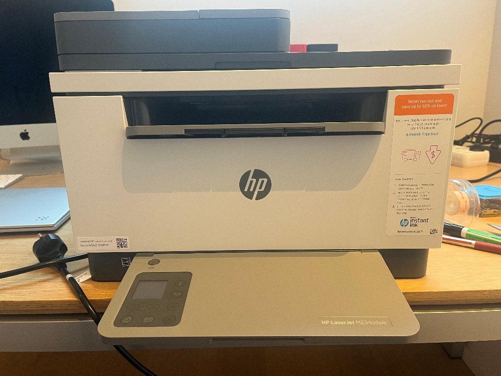 Laser printer HP m 234 sdwe zwart wit, Ophalen, Printer, Draadloos, Zo goed als nieuw