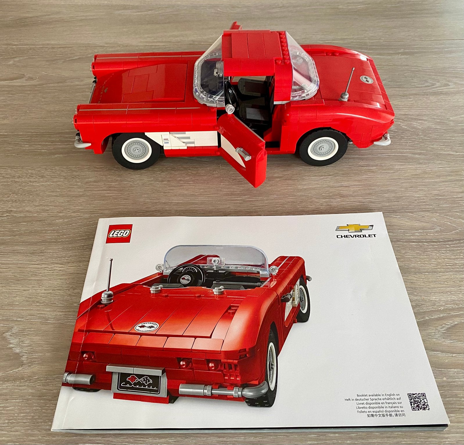 Lego creator Corvette 10321 + instructieboekje, Ophalen, Zo goed als nieuw