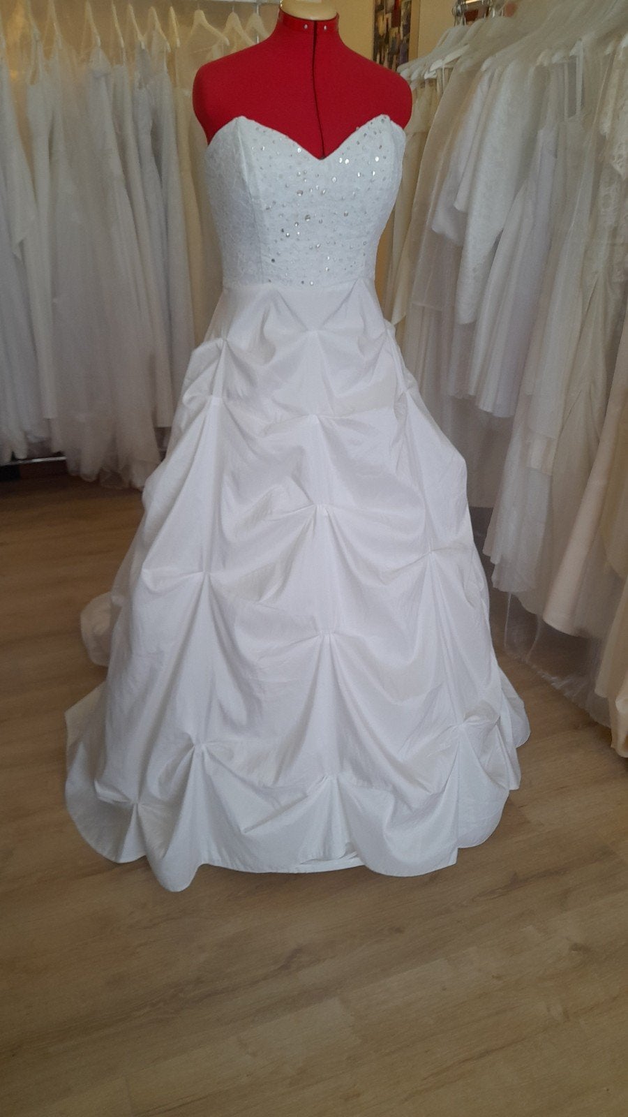 Bruidsjurk Maat 48, Kleding | Dames, Ophalen of Verzenden, Wit