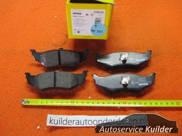 Remblokken achter Chrysler 300M Neon PT Cruiser Textar 23561, Neuf, Chrysler, -, -