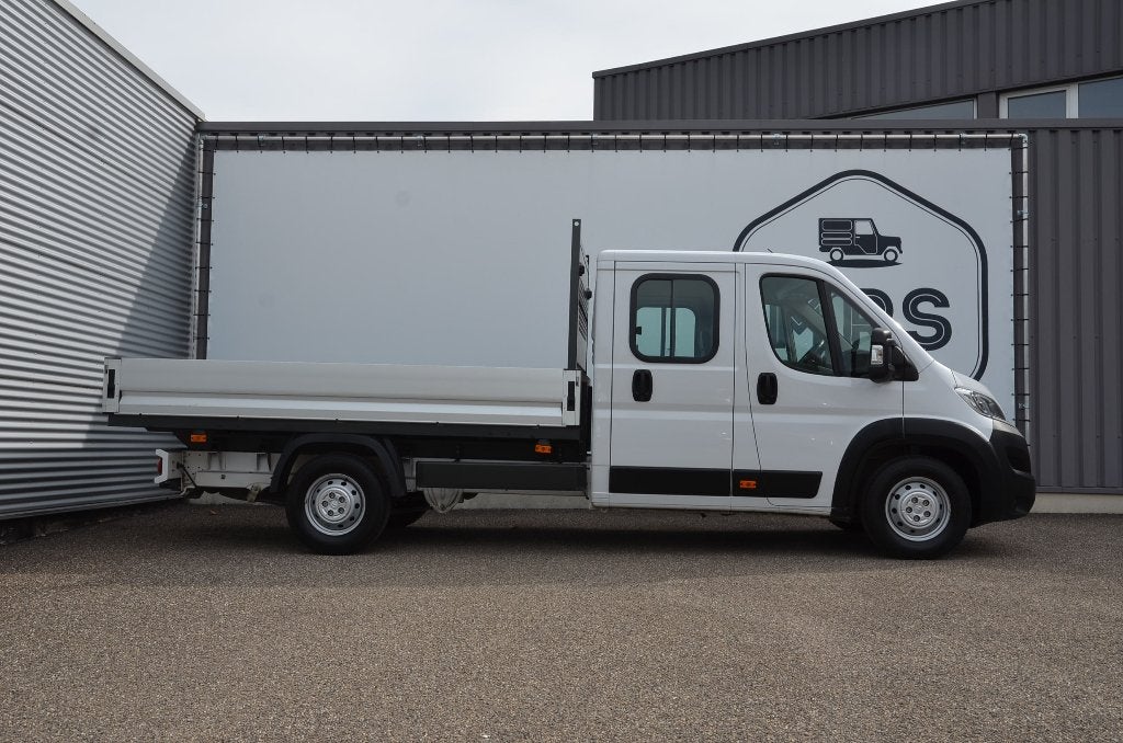 Citroën Jumper 2.2HDI- Dubbelcabine- Openlaadbak- 20990+BTW, 4 deurs, Stof, Euro 6, 3000 kg