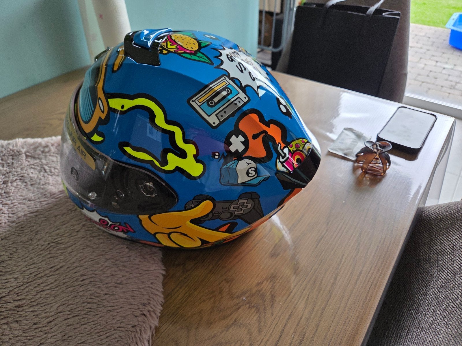 Scorpion Exo-JUNIOR air fun blauw oranje, Ophalen